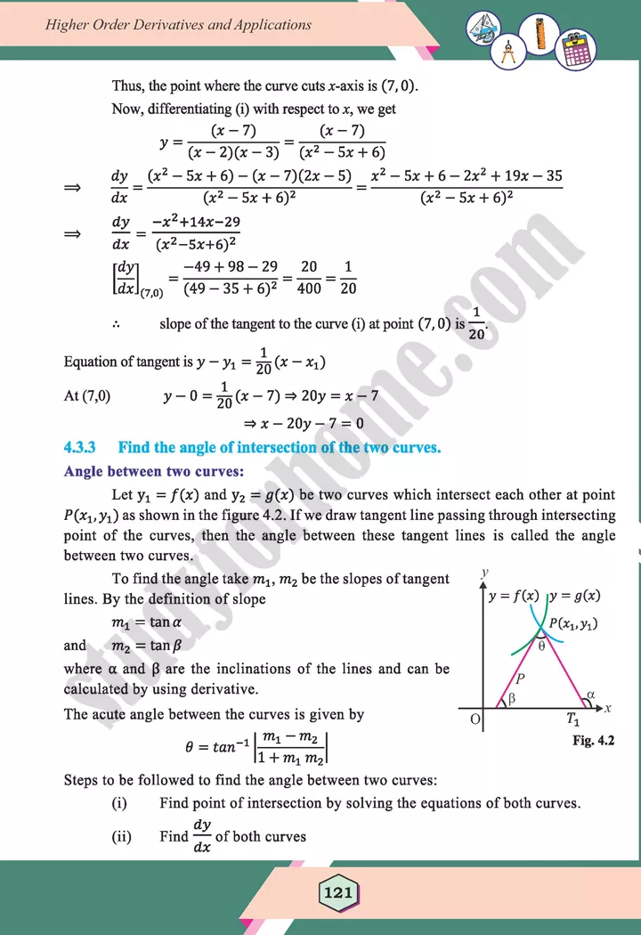 unit 4 higher order derivatives and applications maths 12th 19