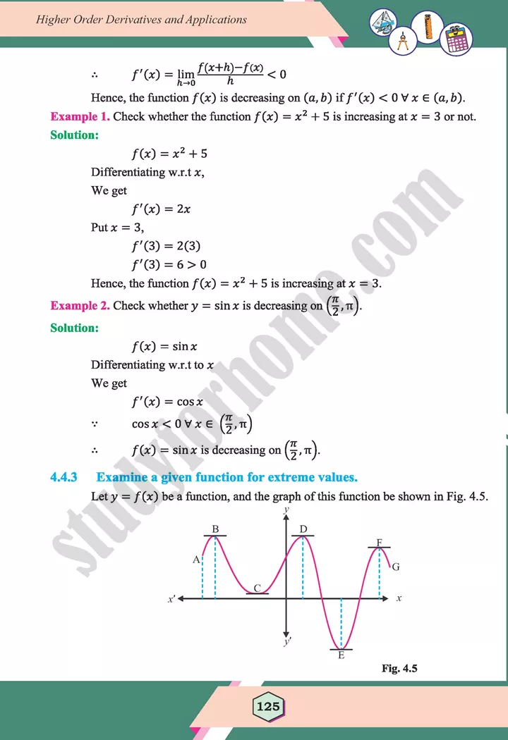 unit 4 higher order derivatives and applications maths 12th 23