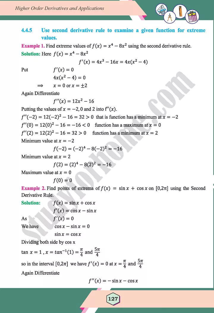 unit 4 higher order derivatives and applications maths 12th 25