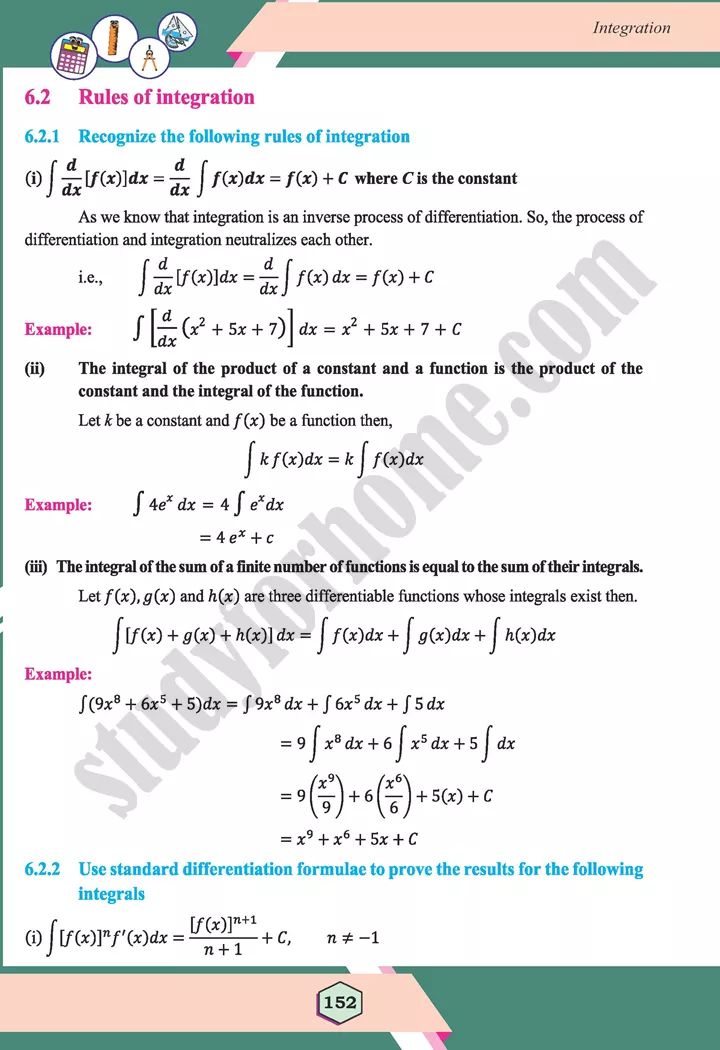 unit 6 integration maths 12th 05