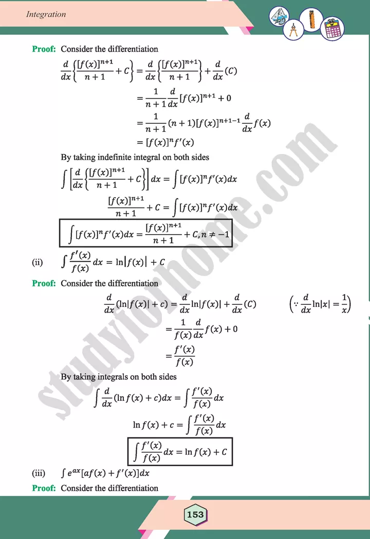 unit 6 integration maths 12th 06