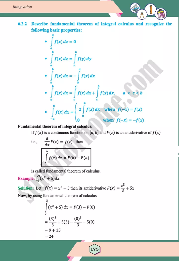 unit 6 integration maths 12th 28