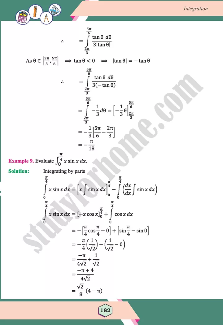 unit 6 integration maths 12th 35