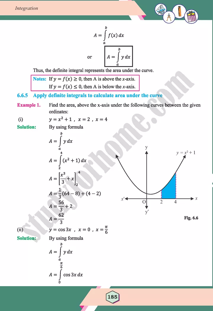 unit 6 integration maths 12th 38