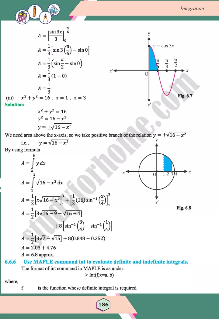 unit 6 integration maths 12th 39