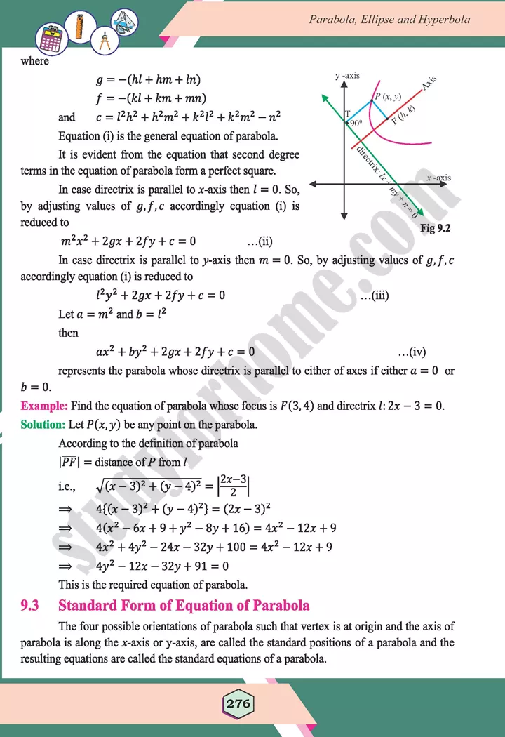 unit 9 parabola ellipse and hyperbola maths 12th 03