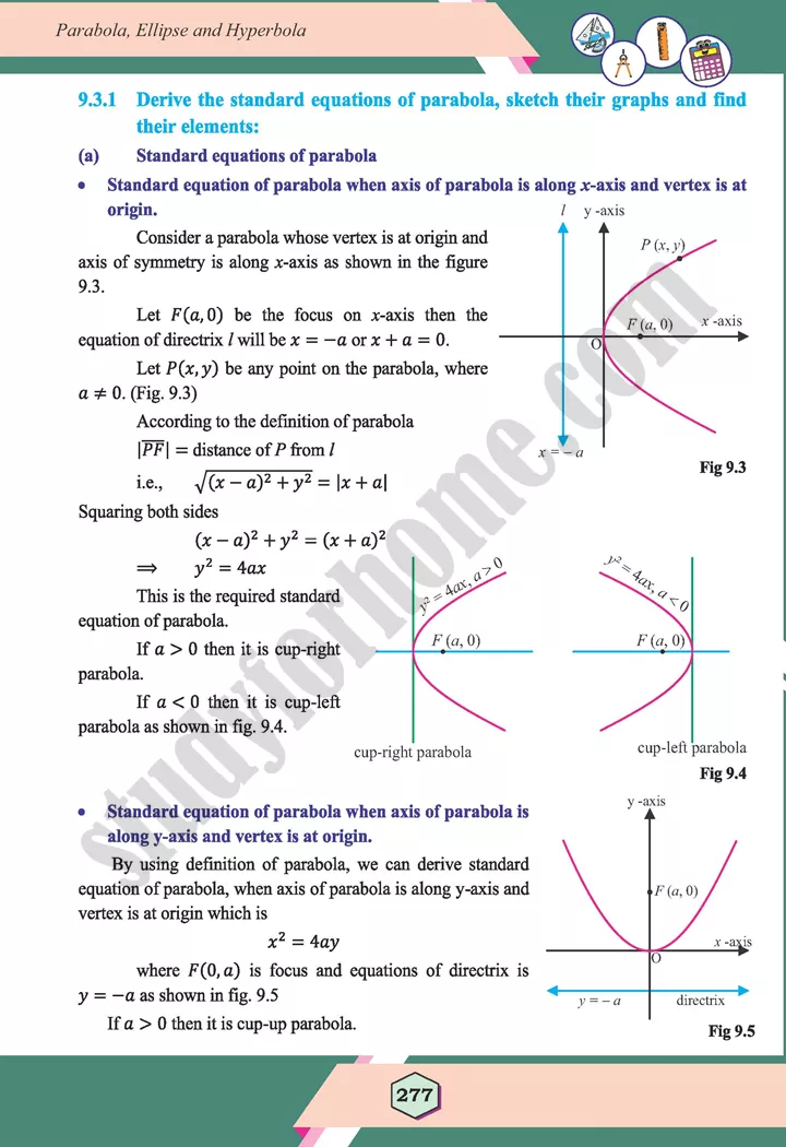 unit 9 parabola ellipse and hyperbola maths 12th 04