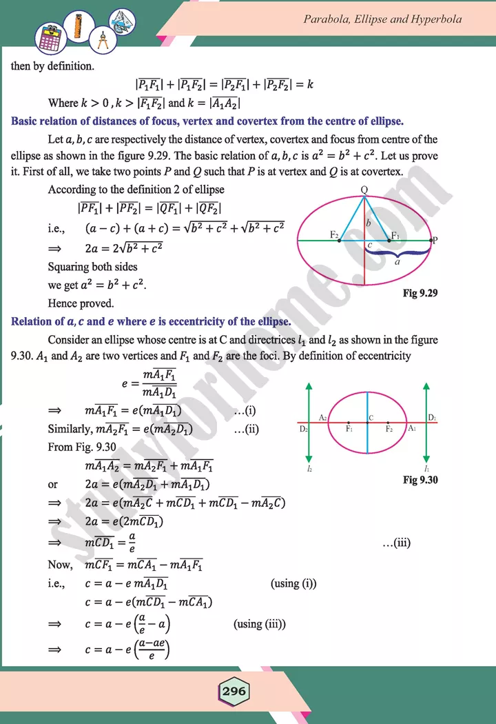 unit 9 parabola ellipse and hyperbola maths 12th 23