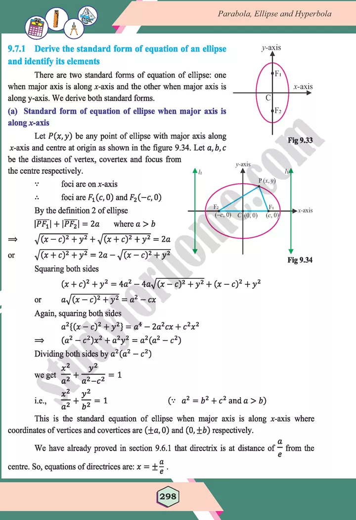 unit 9 parabola ellipse and hyperbola maths 12th 25