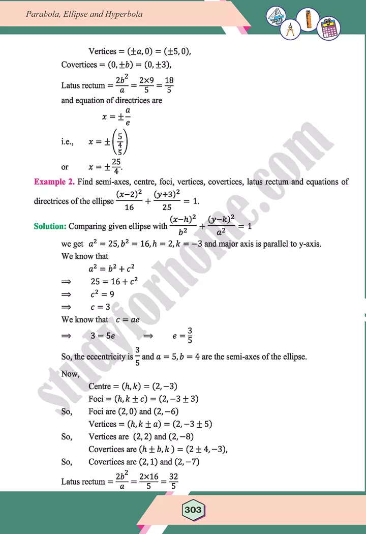 unit 9 parabola ellipse and hyperbola maths 12th 30