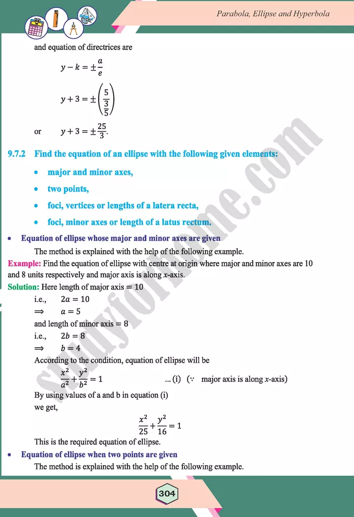 unit 9 parabola ellipse and hyperbola maths 12th 31