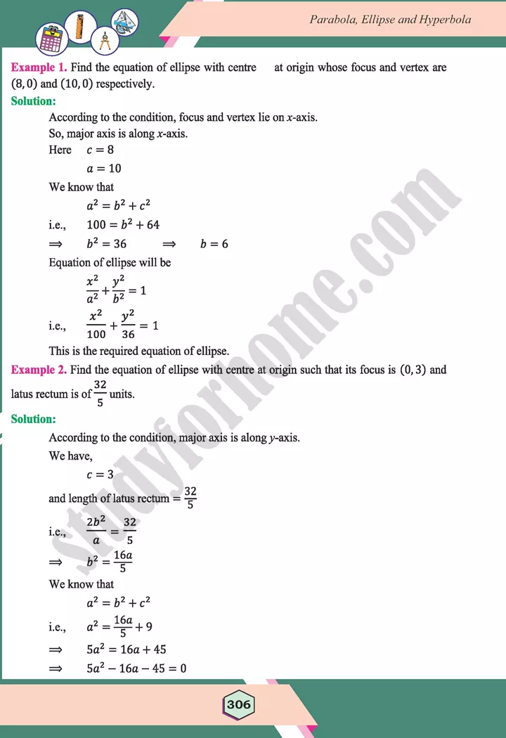 unit 9 parabola ellipse and hyperbola maths 12th 33