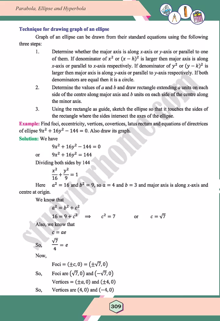 unit 9 parabola ellipse and hyperbola maths 12th 36