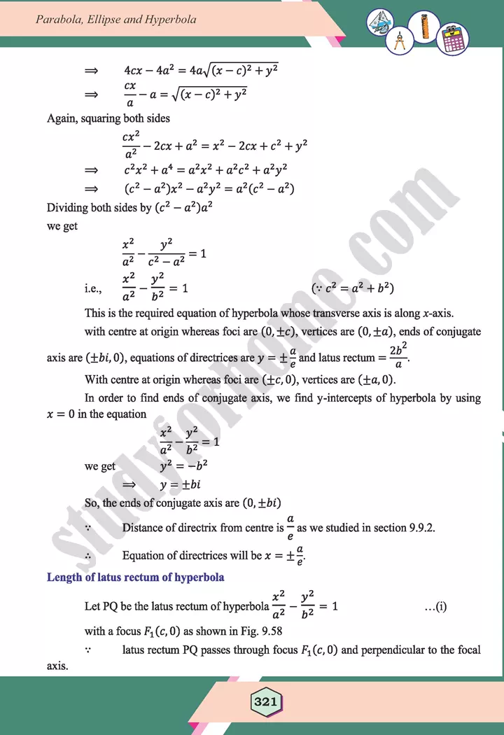 unit 9 parabola ellipse and hyperbola maths 12th 48