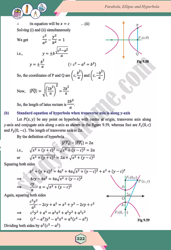 unit 9 parabola ellipse and hyperbola maths 12th 49