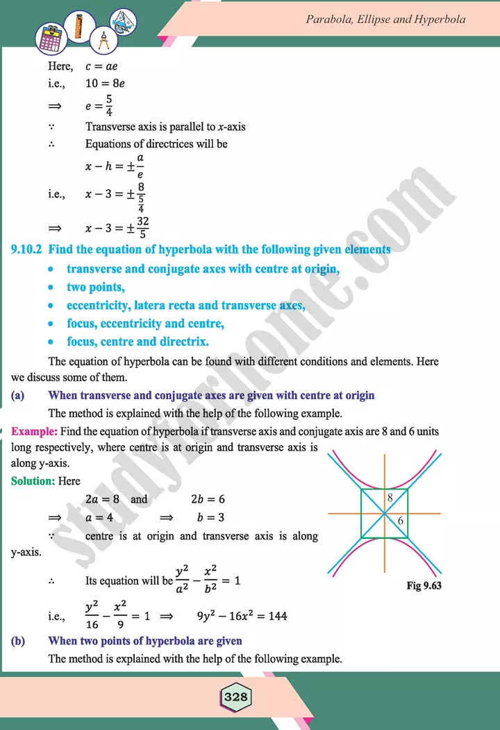 unit 9 parabola ellipse and hyperbola maths 12th 55