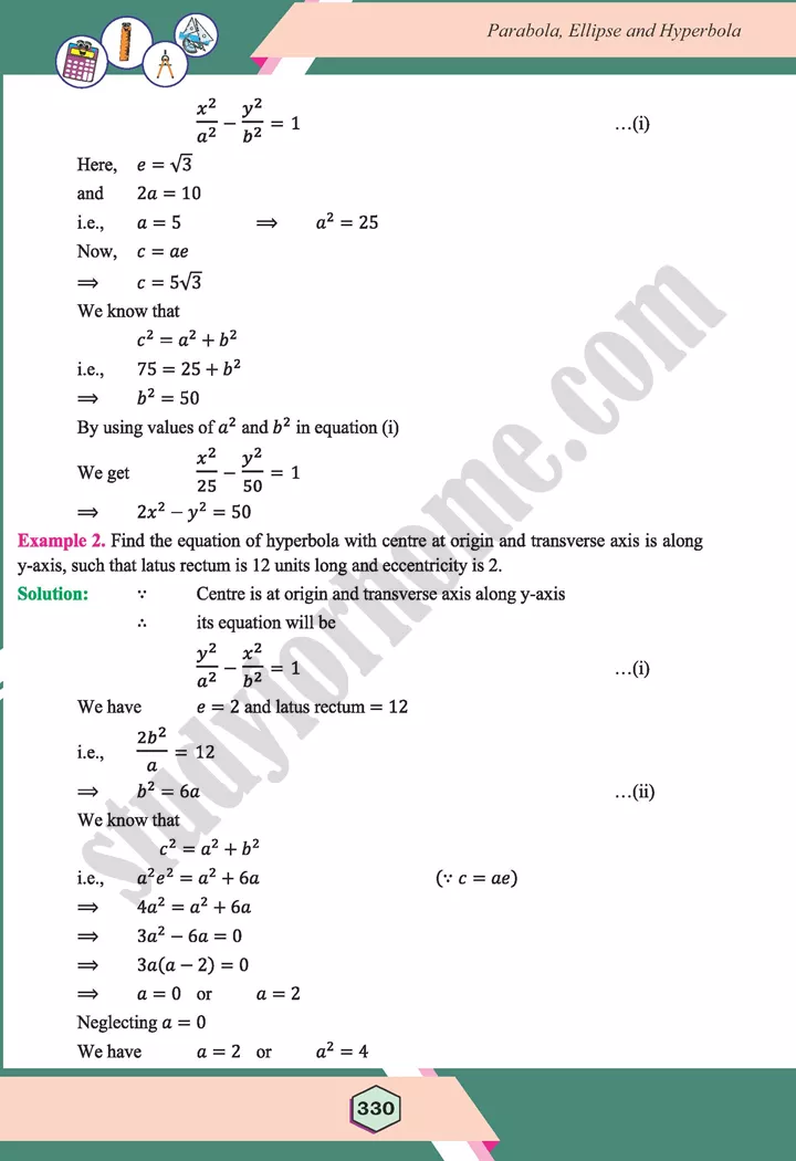 unit 9 parabola ellipse and hyperbola maths 12th 57