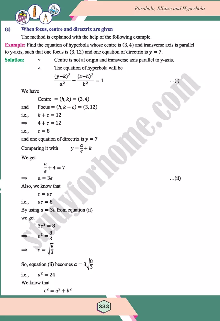 unit 9 parabola ellipse and hyperbola maths 12th 59