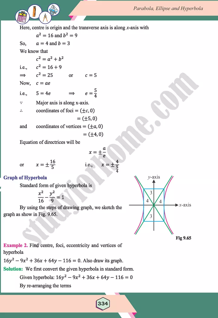 unit 9 parabola ellipse and hyperbola maths 12th 61