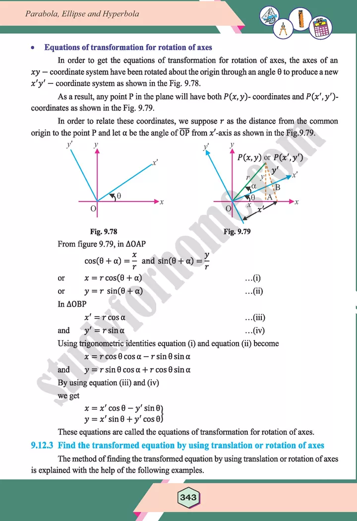 unit 9 parabola ellipse and hyperbola maths 12th 70