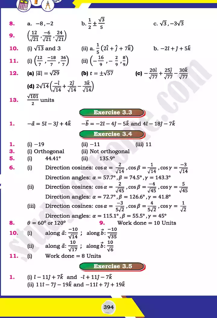 answers mathematics 11th text book 07