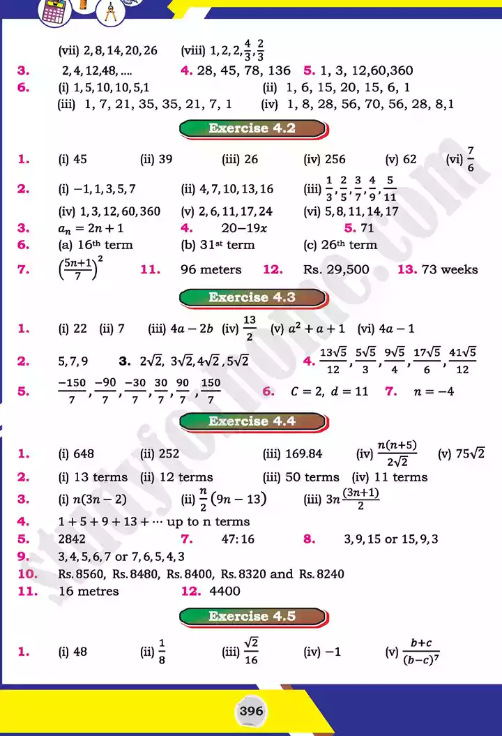 answers mathematics 11th text book 09