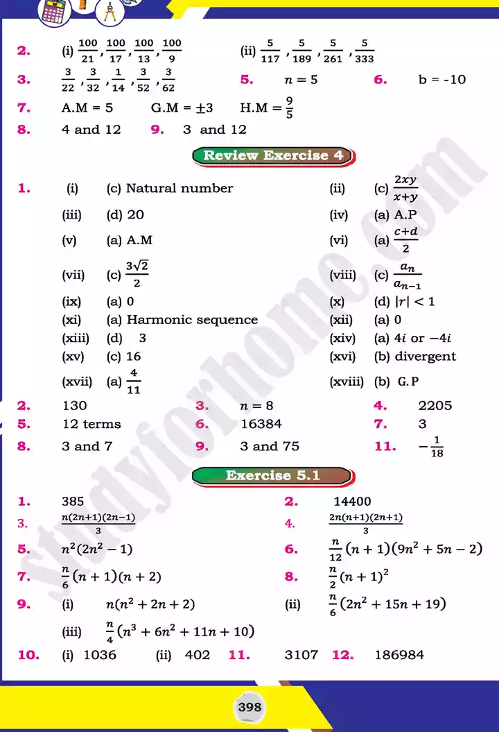 answers mathematics 11th text book 11