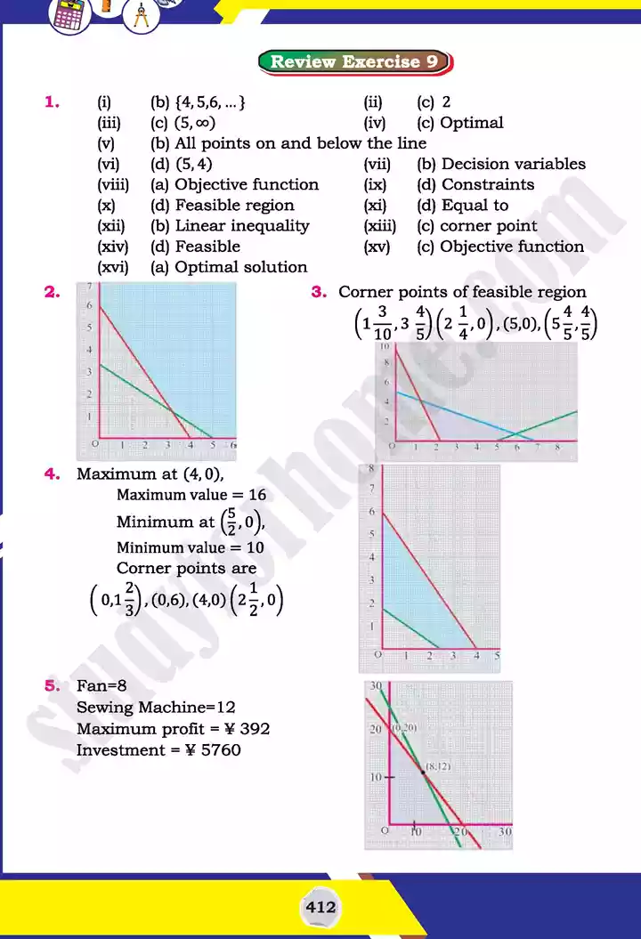 answers mathematics 11th text book 25