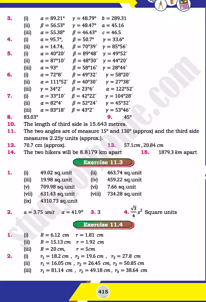 answers mathematics 11th text book 28