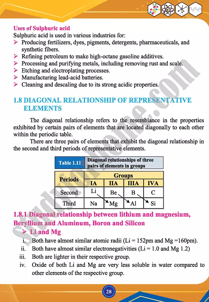 chapter 1 chemistry of representative elements chemistry 12th text book 28