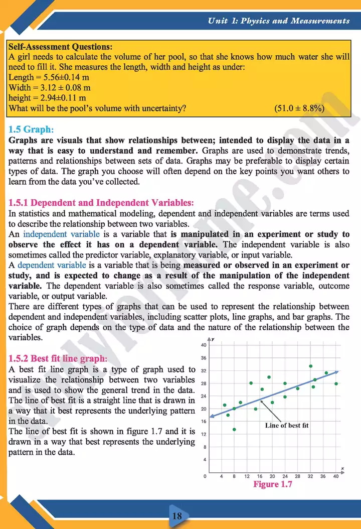 chapter 1 measurements physics 11th text book 18