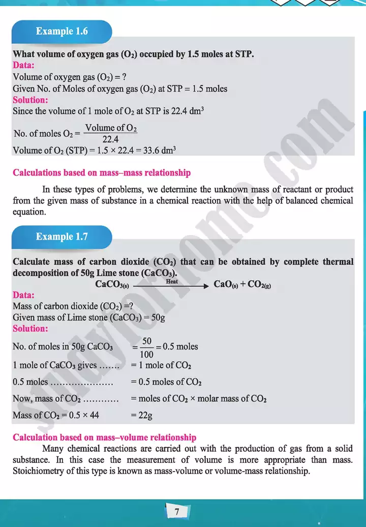 chapter 1 stoichiometry chemistry 11th text book 07