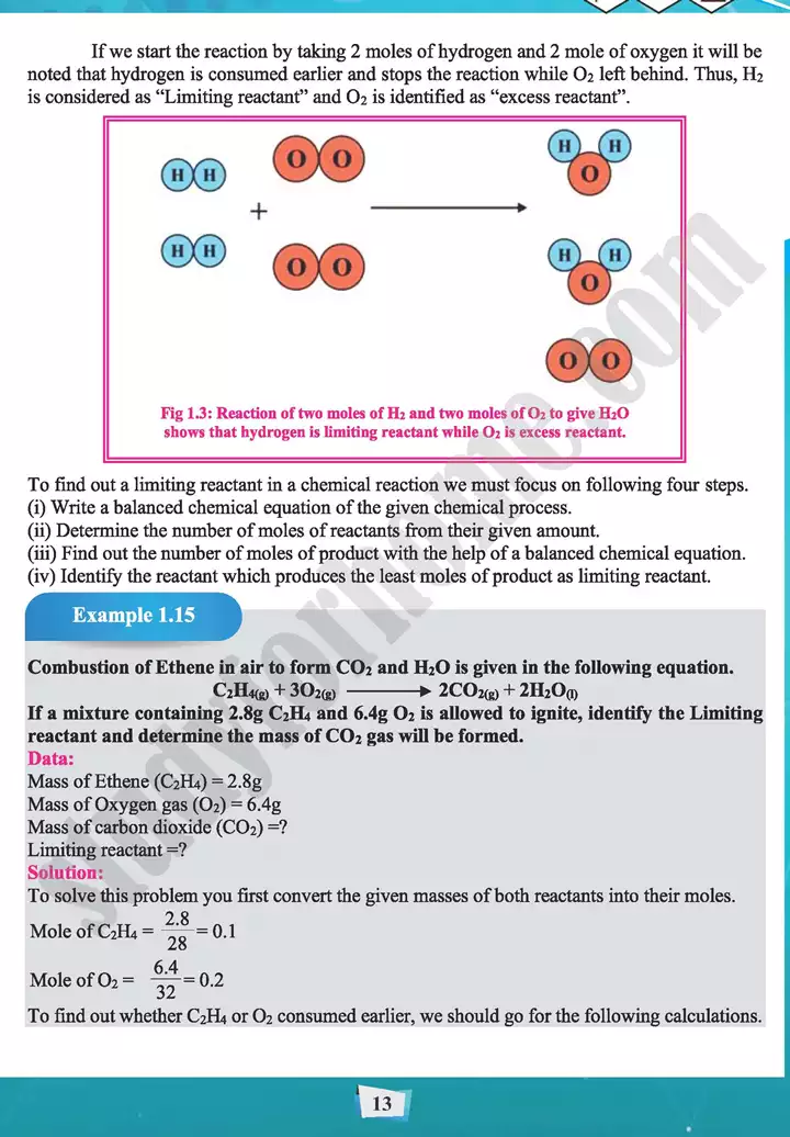 chapter 1 stoichiometry chemistry 11th text book 13