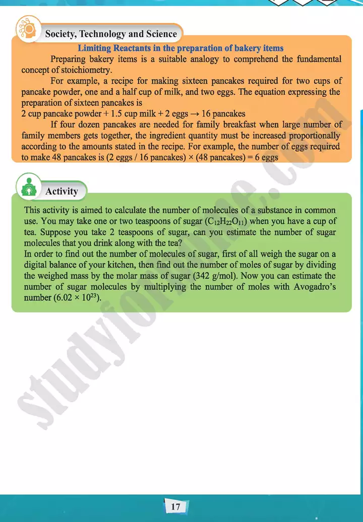 chapter 1 stoichiometry chemistry 11th text book 17