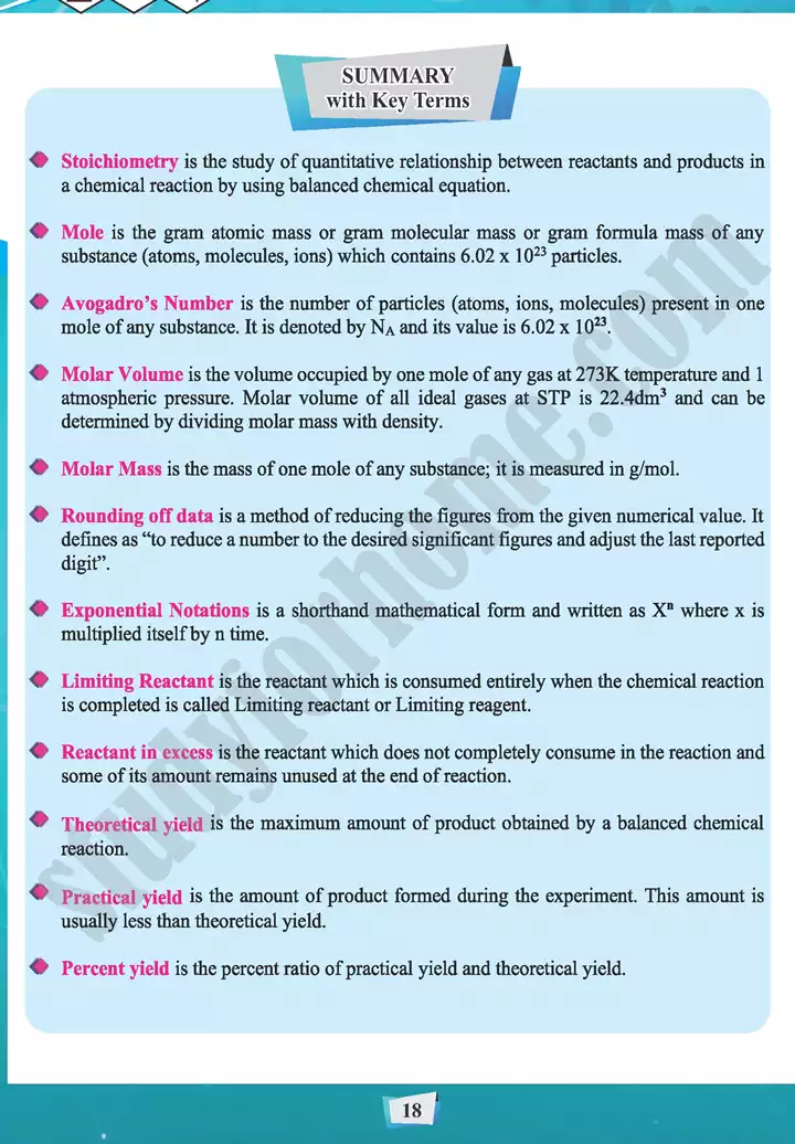chapter 1 stoichiometry chemistry 11th text book 18