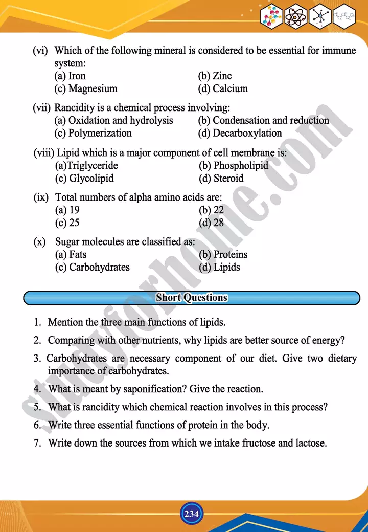 chapter 10 biochemistry chemistry 12th text book 18