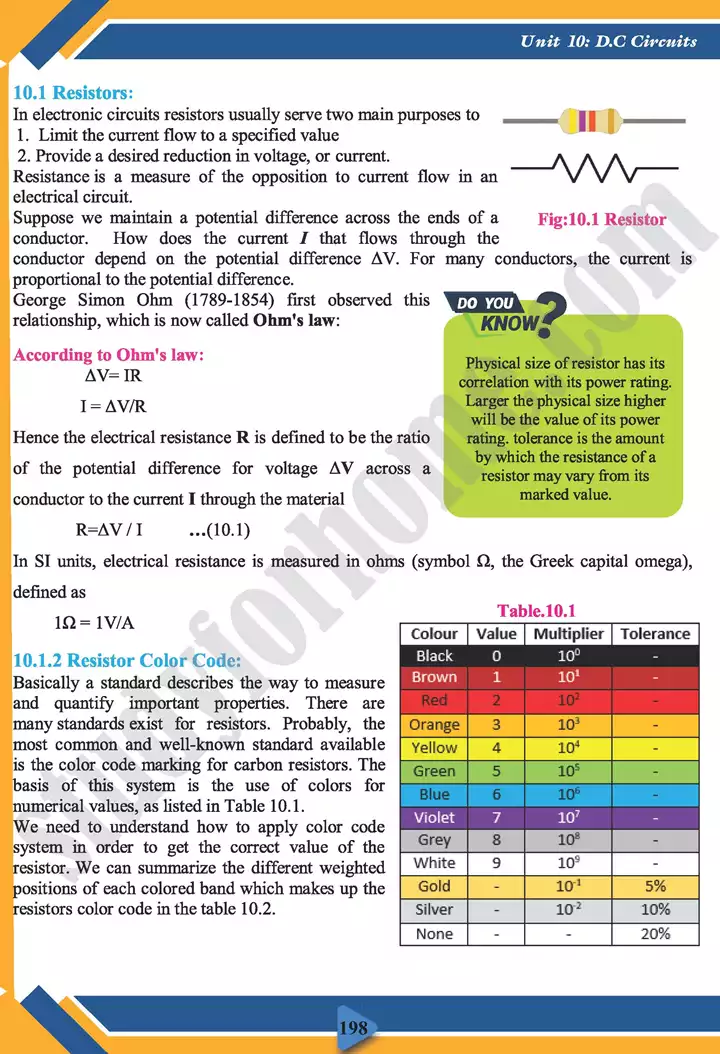 chapter 10 d c circuits physics 11th text book 02