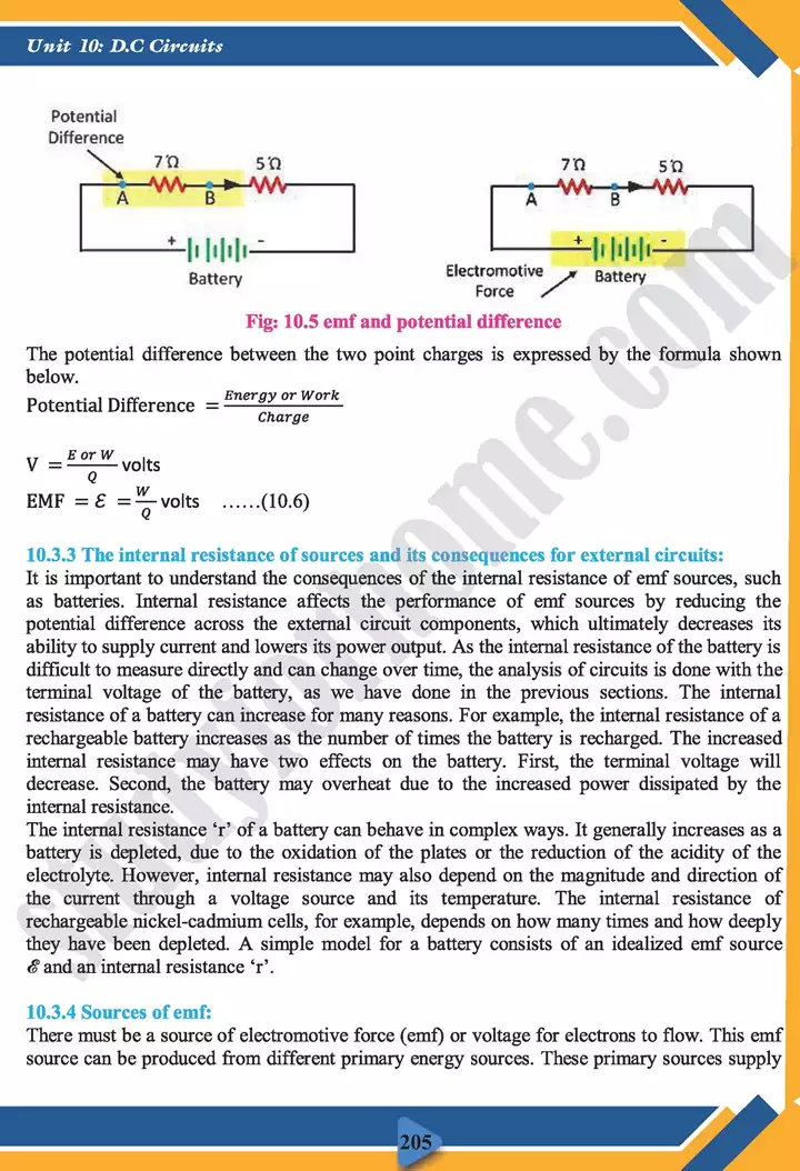 chapter 10 d c circuits physics 11th text book 09