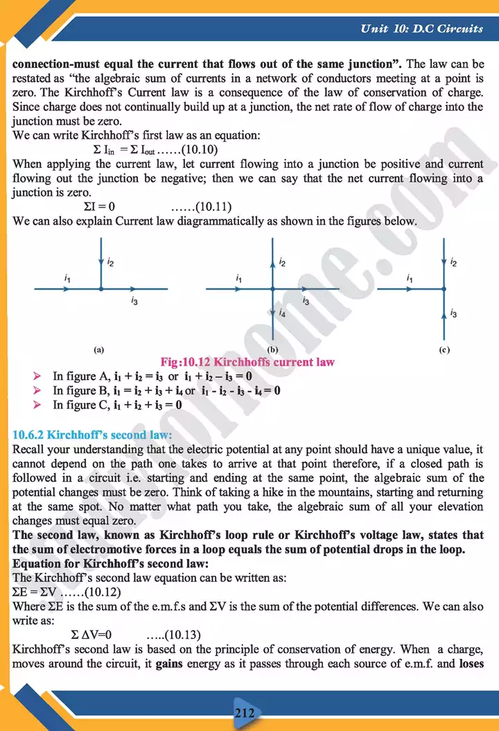 chapter 10 d c circuits physics 11th text book 16