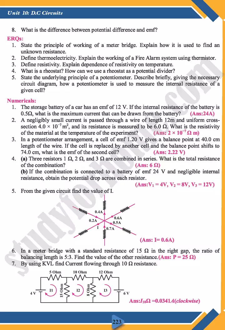 chapter 10 d c circuits physics 11th text book 27