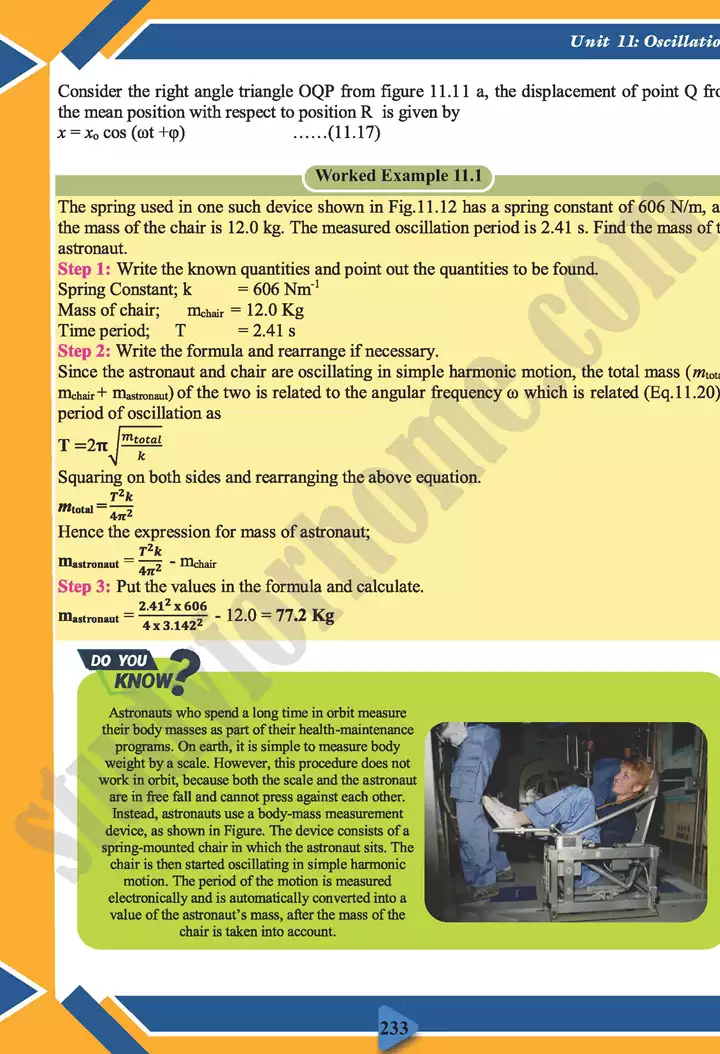 chapter 11 oscillations physics 11th text book 10