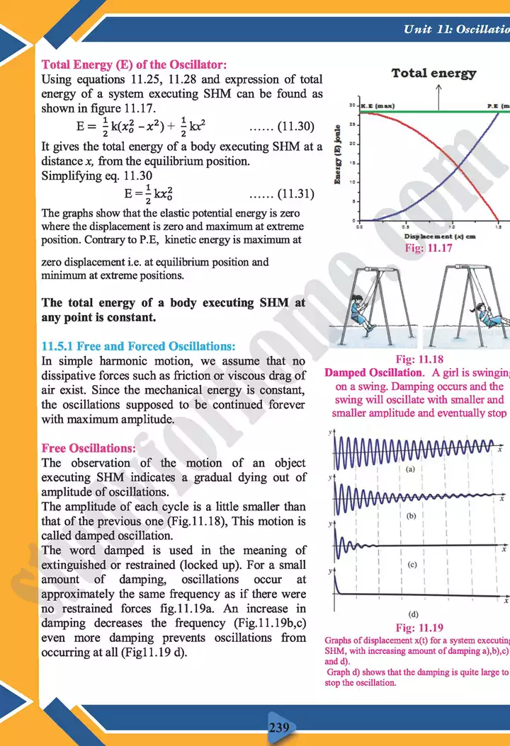 chapter 11 oscillations physics 11th text book 16