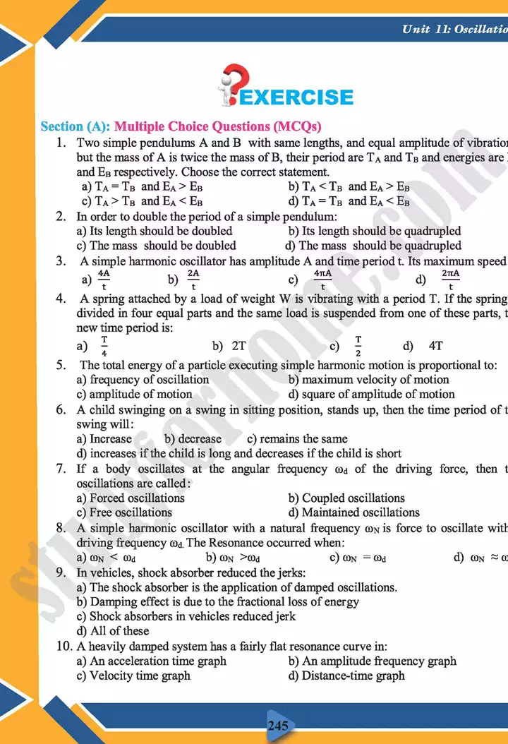 chapter 11 oscillations physics 11th text book 22