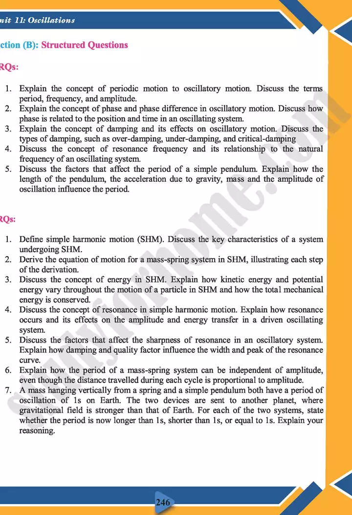 chapter 11 oscillations physics 11th text book 23