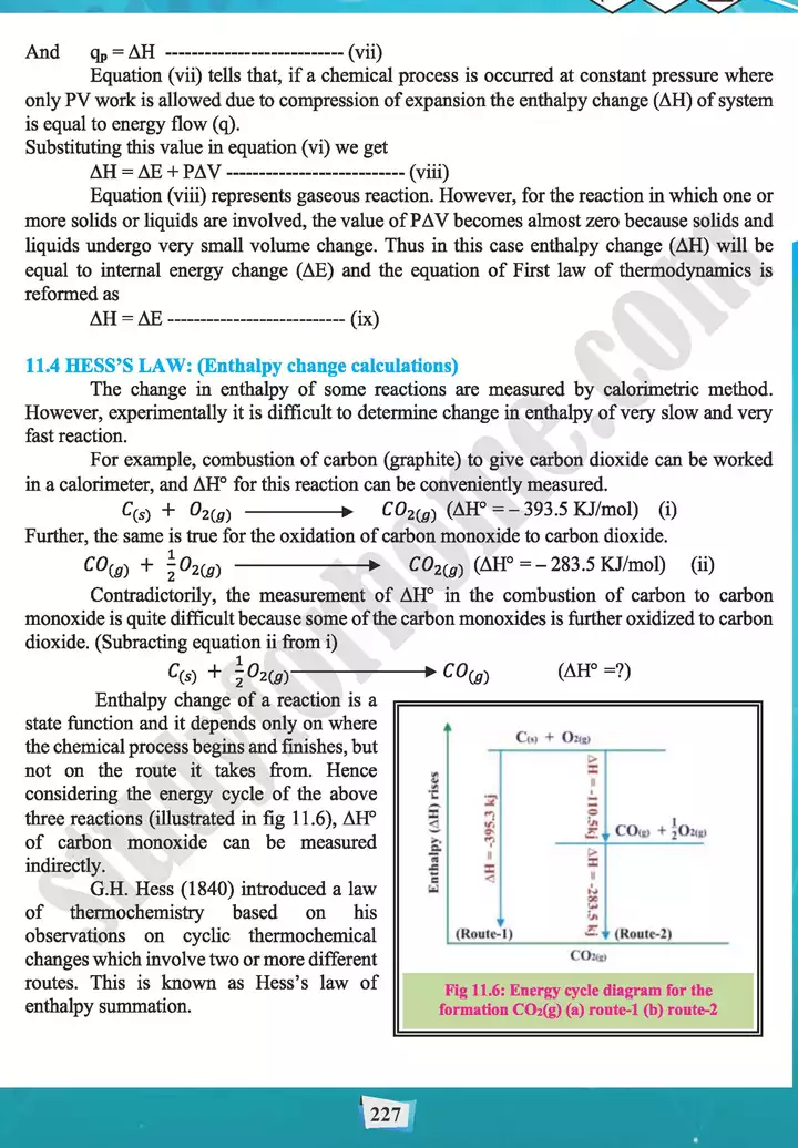 chapter 11 thermochemistry chemistry 11th text book 10