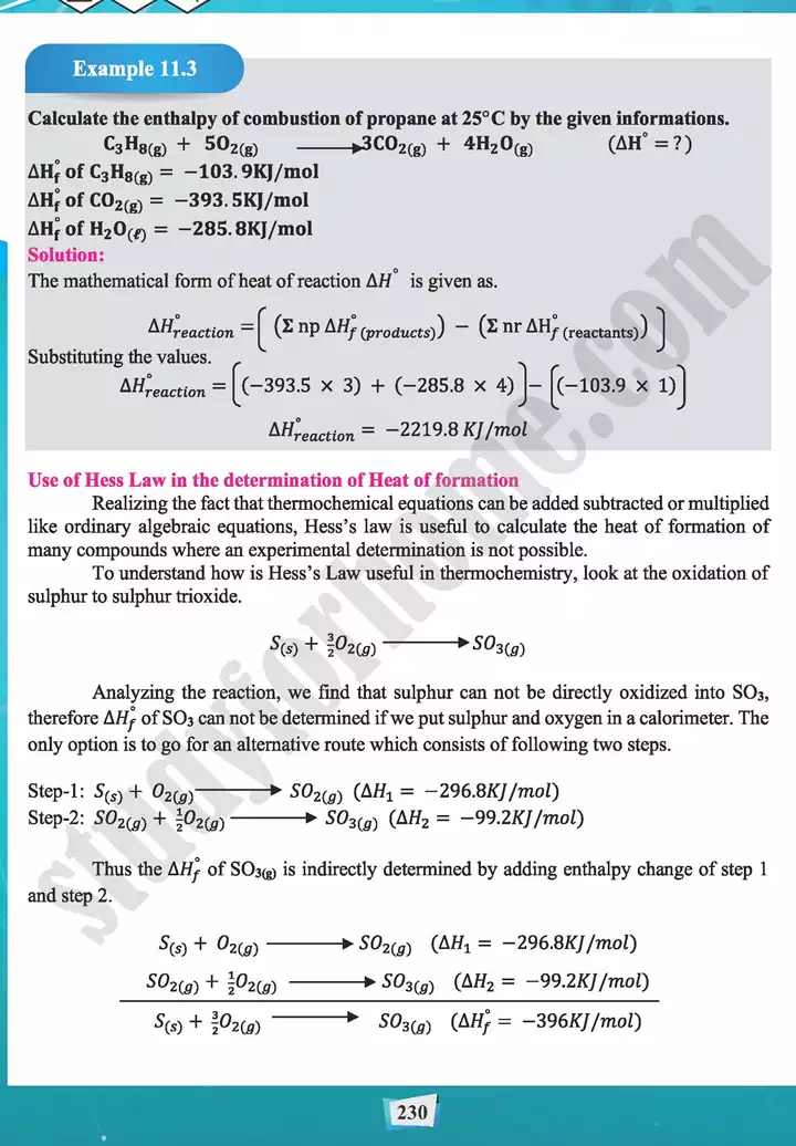 chapter 11 thermochemistry chemistry 11th text book 13