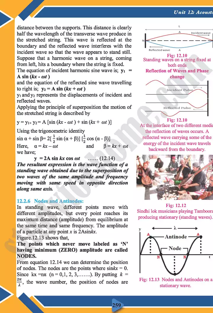 chapter 12 acoustics physics 11th text book 12