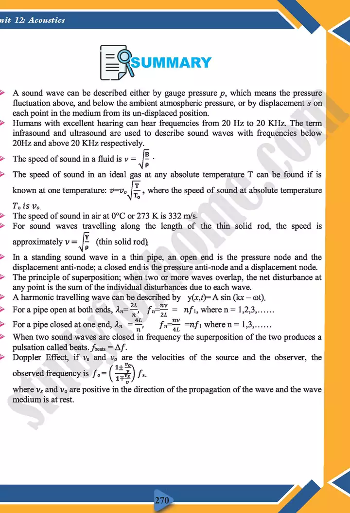 chapter 12 acoustics physics 11th text book 23