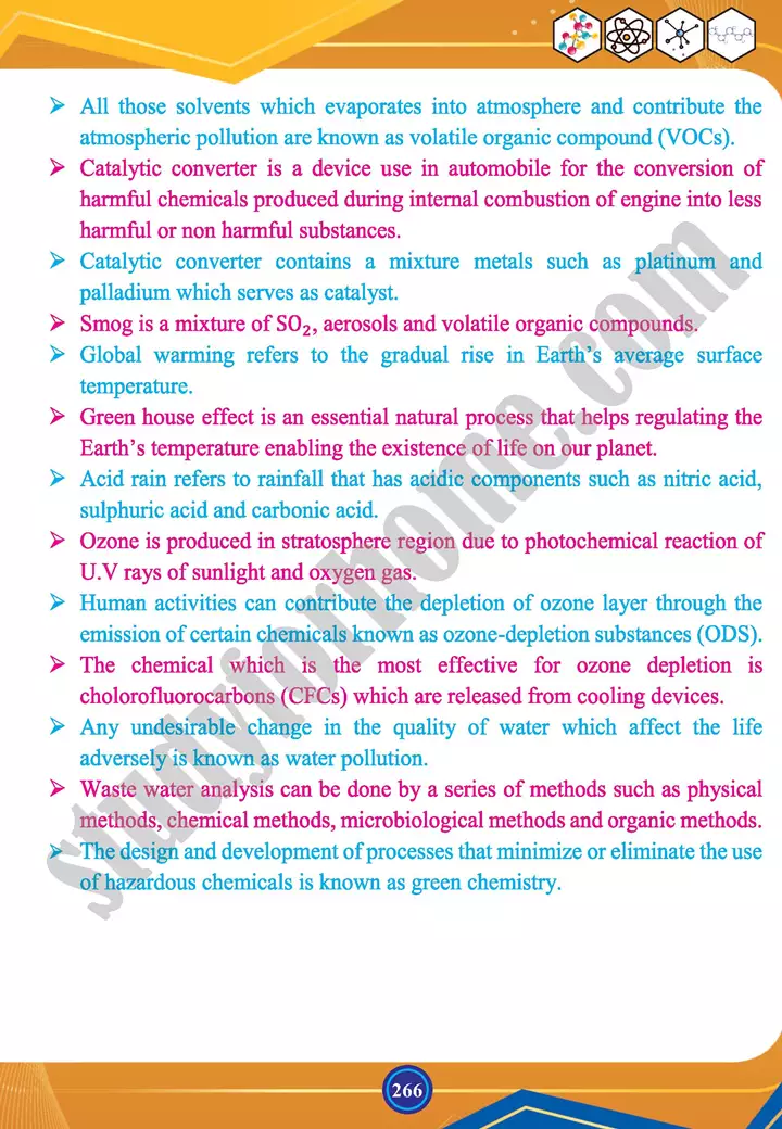 chapter 12 environmental chemistry chemistry 12th text book 15