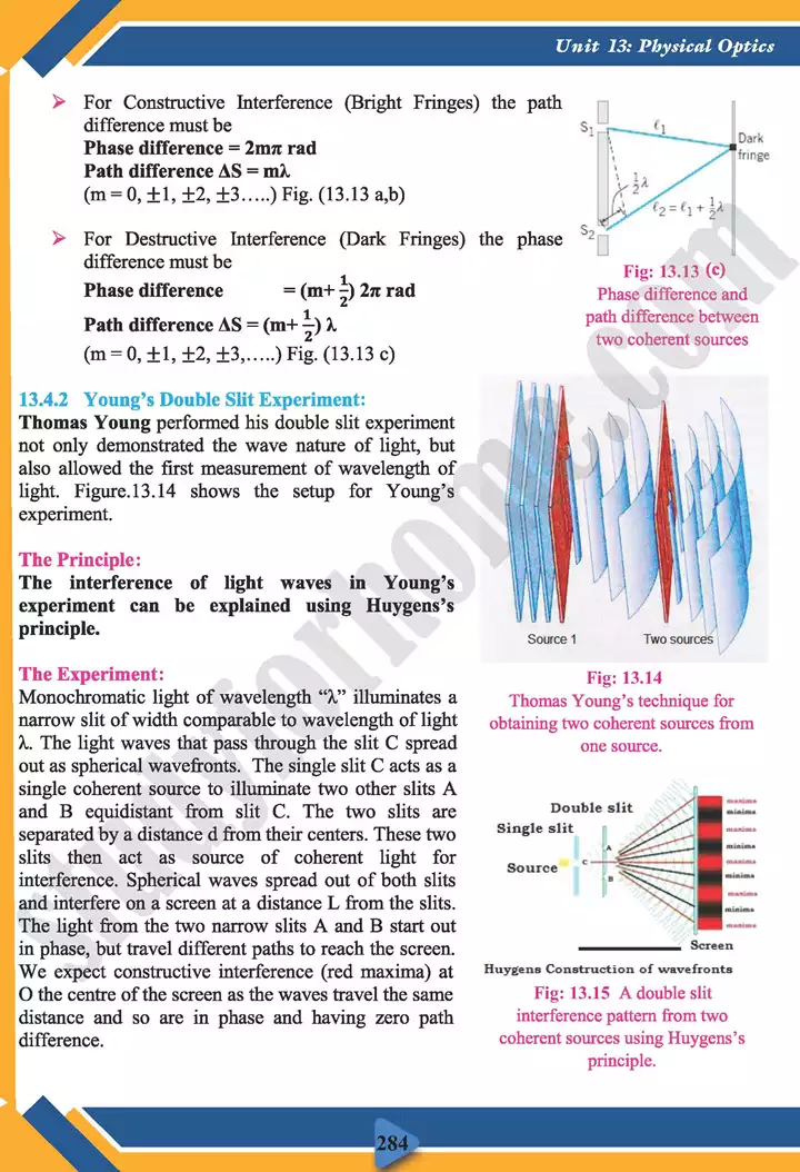chapter 13 physical optics physics 11th text book 10